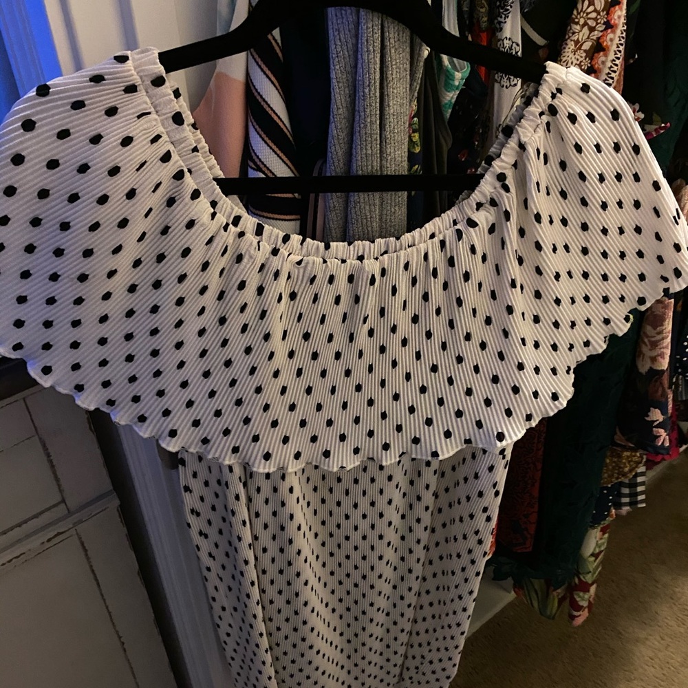 Off the shoulder formal dress